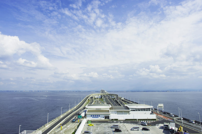 アクアラインで房総半島一直線